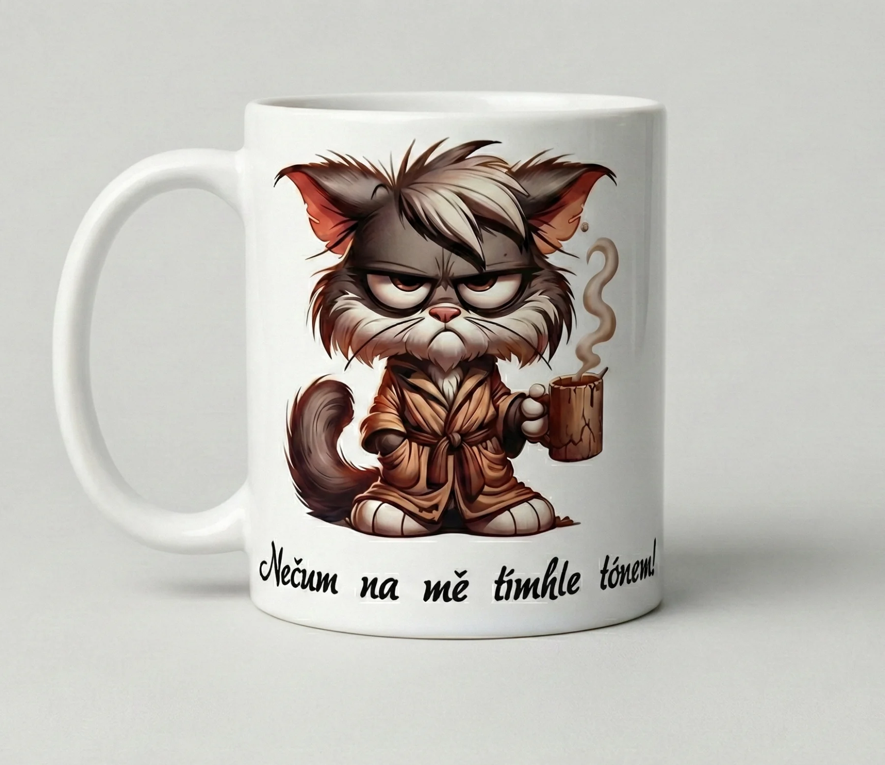 Keramický hrnek „Nečum na mě tímhle tónem!“ 330 ml